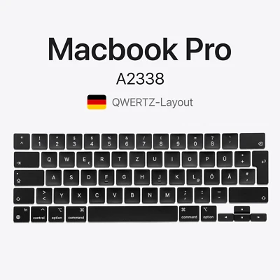 Taste & Scharnier MacBook Pro 2020 M1 A2338 DEUTSCH QWERTZ Ersatztaste Ersatz - Bild 1 von 3