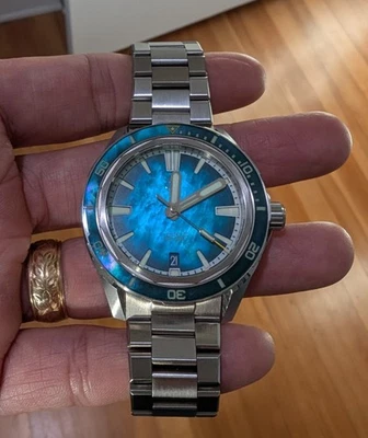 Reloj Automático Zelos SWORDFISH SS MOP 40mm 200m, Kit Completo, Excelente Estado. Foto 1 de 4