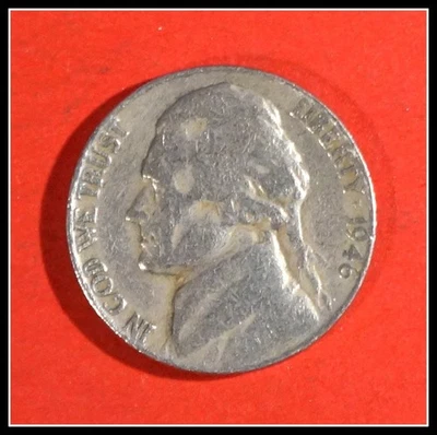 1946 Philadelphia Jefferson Nickels Coin Circulated #K246 - Image 1 of 2