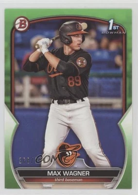 2023 Bowman Prospects Neon Green 368/399 Max Wagner #BP-8 - Image 1 of 3