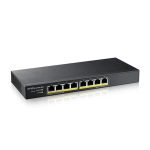Zyxel GS1915-8EP, 8-port GbE PoE Smart hybrid mode Switch, standalone or NebulaF - Photo 1/7
