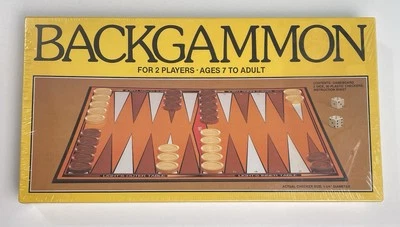 Vintage 1981 Backgammon Board Game New in Sealed Box - Image 1 of 4