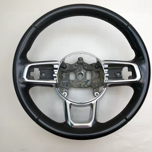 2018-2023 Jeep JL Wrangler Rubicon Leather Red Stitch Steering Wheel OEM - Picture 1 of 13