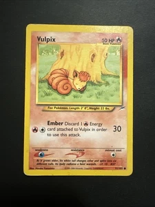 Vulpix - 91/105 - Neo Destiny - Common - Pokemon Karte - LP/MP - Bild 1 von 2