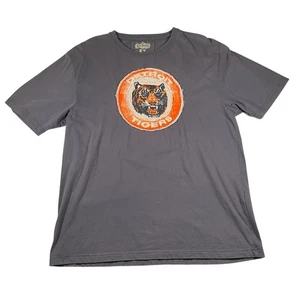 Detroit Tigers rote Jacke T-Shirt XL grau MLB Big Patch Grafikdruck Baseball - Bild 1 von 16