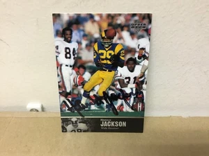 Harold Jackson Autographed Card - 1997 UD NFL Legends Football - Rams - Picture 1 of 1