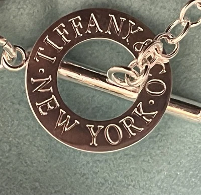 Pulsera de plata esterlina de 8 pulgadas Tiffany & Co. joyería Foto 1 de 3