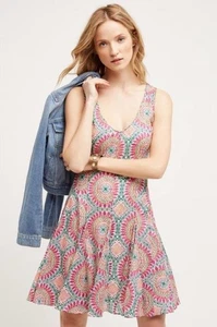 Vestido Anthropologie HD in Paris Isla Sur Talla 2 Multicolor Nueva Etiqueta $158 Nuevo con Etiquetas - Imagen 1 de 8