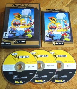 The Simpsons Hit and Run by Sierra (PC CD-ROM, 2003) - Very Good Condition - Picture 1 of 5