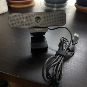 Logitech C925e HD 1080P USB Webcam w/ Built-In Stereo Microphones 860-000508 - Afbeelding 1 van 3