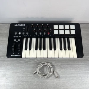 M-Audio Oxygen 25 USB Mini Keyboard Controller Black - UNTESTED - Picture 1 of 12