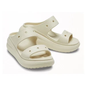 Crocs Unisex Classic Crush Bone Sandale Herren Größe 5 Damengröße 7 - Bild 1 von 13