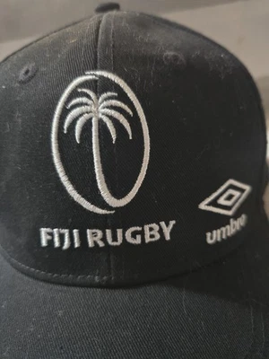 Sombrero Umbro Hombre Negro Cuadros Bordado Snap Back Gorra Nuevo Foto 1 de 4