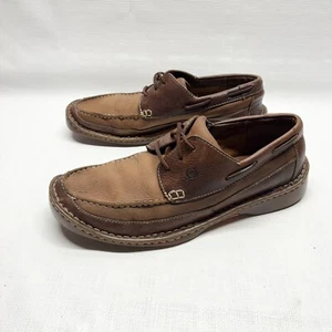 Born Waz Brown Leather Boat Shoes Men’s 11.5 - Picture 1 of 8