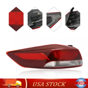 For 2017 2018 Hyundai Elantra Tail Light Left Driver Side Outer Rear Brake Lamp - Foto 1 di 11