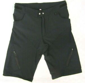Adult Unisex Black Lightweight Shorts perfect for hiking, trekking, MTB, travel