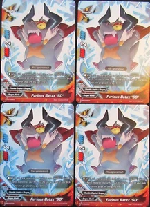 4x Furious Batzz "SD" Buddyfight Promo - 4 MINT CARDS - Picture 1 of 1