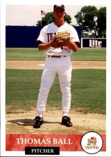 1994 San Antonio Tejanos Collect-A-Sport 3 Thomas Ball Cal State University Card