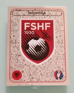 ALBANIA Scudetto EURO 2016 Figurine Panini Original Sticker Badge NEW! #14 - Picture 1 of 2