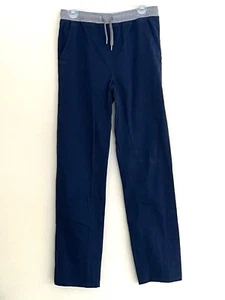 MINT Boy's 14 Old Navy Relaxed Cotton Slim Tapered Rib-Knit Built-In Flex Pants - Picture 1 of 5