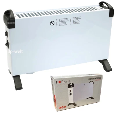 Konvektor Heizung 2kW Radiator Heizgerät Elektroheizung Heizer Heizkörper 2000W - Bild 1 von 4