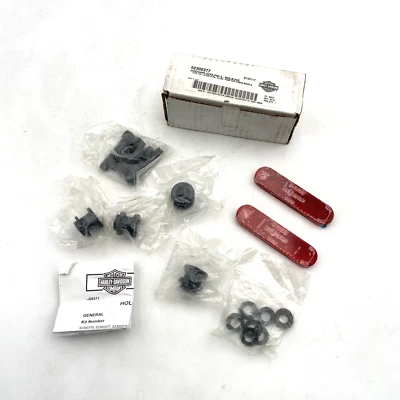 oem Harley 52300377 Black Holdfast Sissy Bar Docking Kit 18-24 Fatboy Breakout - Image 1 of 4