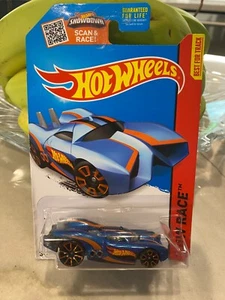 Hot Wheels Prototype H-24 2015 HW Race Car Blue Orange - Picture 1 of 1