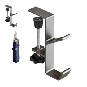 Adjustable Headphone Stand Desk Edge Hook Portable Headset Holder Home Office - Picture 1 of 6