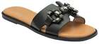 Lotus FANO Womens  Synthetic Casual Slip-On  Sandals Black