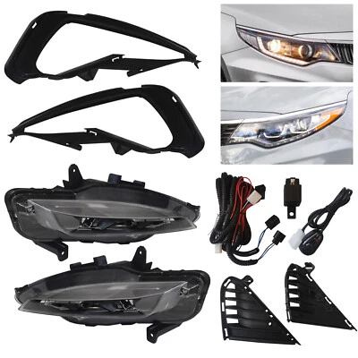 LED Fog Lights For 2019-2020 Kia Optima Bumper Lamps 92202-D5600 Left+Right Side - Image 1 of 4
