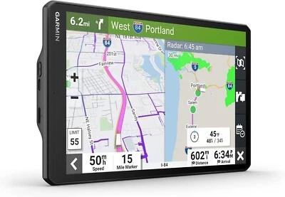 Garmin dezl OTR1010 10 Inch Truck GPS, Custom Routing, Birdseye Satellite View - Image 1 of 4
