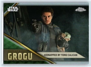 2023 Topps Chrom Star Wars #JG-5 Reise von Grogu entführt von Toro Calican - Bild 1 von 2