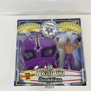 Figura de acción WWE Wrestlemania Masked Rey Mysterio Jakks Pacific 2004 RARA - Imagen 1 de 7