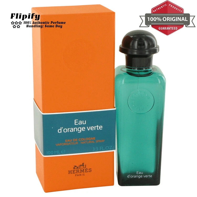 Одеколон EAU D'ORANGE VERTE 3,4 унции туалетная вода спрей (унисекс) для мужчин от Hermes - Изображение 1 из 1