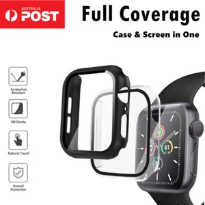 For Apple Watch iWatch Ultra 8 SE 7 6 5 4 40/44/41/45/49 Screen Protector Case - Picture 1 of 12