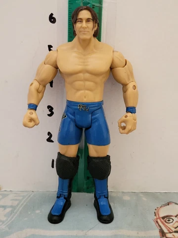 2003 Jakks WWE Paul London Wrestling Action Figure Blue Trunks - 6.5" Cover