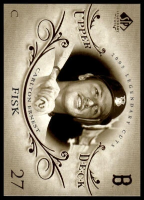 2005 SP Legendary Cuts #11 Carlton Fisk - Image 1 of 2