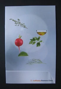 Lufthansa Menu Card Business Class BC V1 - Picture 1 of 2