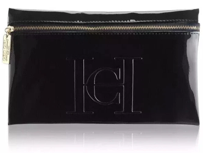CAROLINA HERRERA Good Girl NEGRO Brillante Bolso de Maquillaje Estuche Bolsa Noche Bolso sin asas Foto 1 de 1