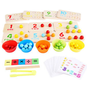 1 Set Kids Toy Fall Resistant Spatial Imagination Training Beads Chopsticks