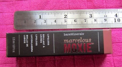 bareMinerals Marvelous Moxie Lip Gloss - MAVERICK - travel-sized 0.07 oz - BOXED - Image 1 of 2