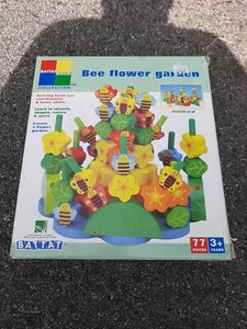 Battat Wood Bee Flower Garden 77 Pieces - Picture 1 of 3