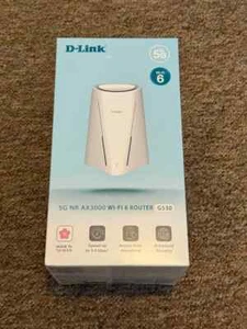 D-Link G530 5G NR AX3000 Wi-Fi 6 Router with 5G Speeds of Up To 3.4 Gbps - New - Afbeelding 1 van 5