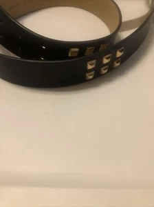 women’s belt BCB generation size medium black studded Synthetic ￼ - Picture 1 of 5