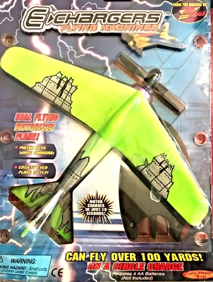 E-CHARGERS  FLYING  MACHINE    MOTORIZED AIRPLANE   PLANE CAN FLY OVER 100 YARDS - Image 1 of 2