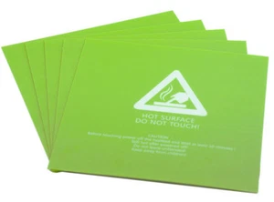 Nueva hoja súper adhesiva de superficie cuadrada verde de 5 piezas para impresora 3D cama caliente - Imagen 1 de 8