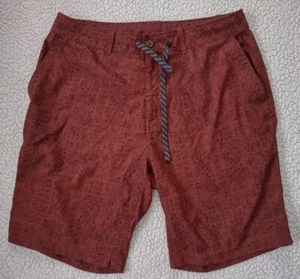 Sherpa Adventure Wear brown geometric print Board Shorts Men’s 32 - Picture 1 of 6