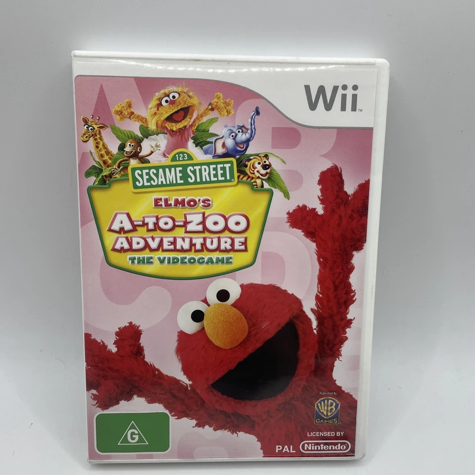 Wii Sesame Street Elmo’s A To Zoo Adventure Nintendo Wii Free Fast Post Aus Foto 1 de 3