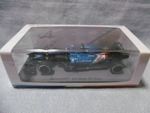Unopened New Spark 1 43 Alpine A521 3rd Qatar GP 2021 14 Fernando Alonso - Picture 1 of 6