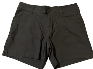 PRANA Halle Short II Black Women's Size 8 New with Tags Hiking Stretch Climbing - Picture 1 of 15